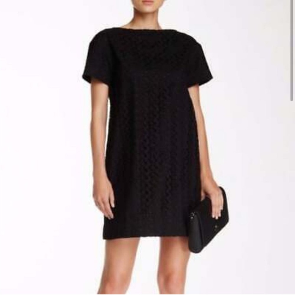 Kate Spade Havana Eyelet Dress in Black Size 0